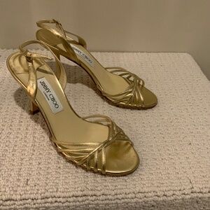 Jimmy Choo Gold Sandal